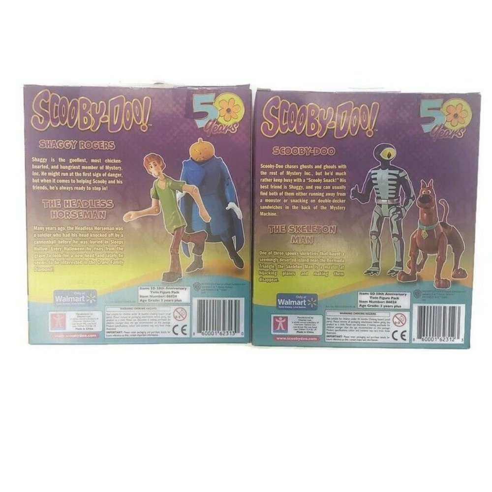 Scooby Doo 50 Years Shaggy Headless Horseman Scooby Skeleton Walmart Exclusive - Picture 4 of 4